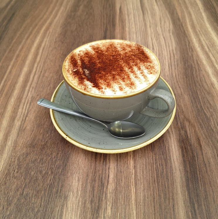 Image of a cup of cappuccino