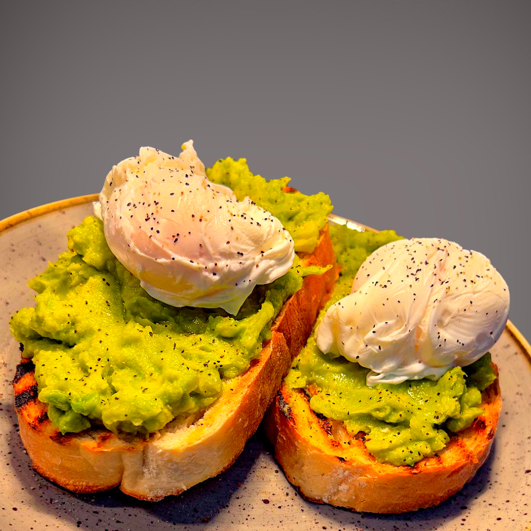 Egg and avocado on toast